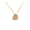 Colgante de oro rosa y diamantes