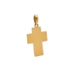 Cruz lisa de Oro Rosa