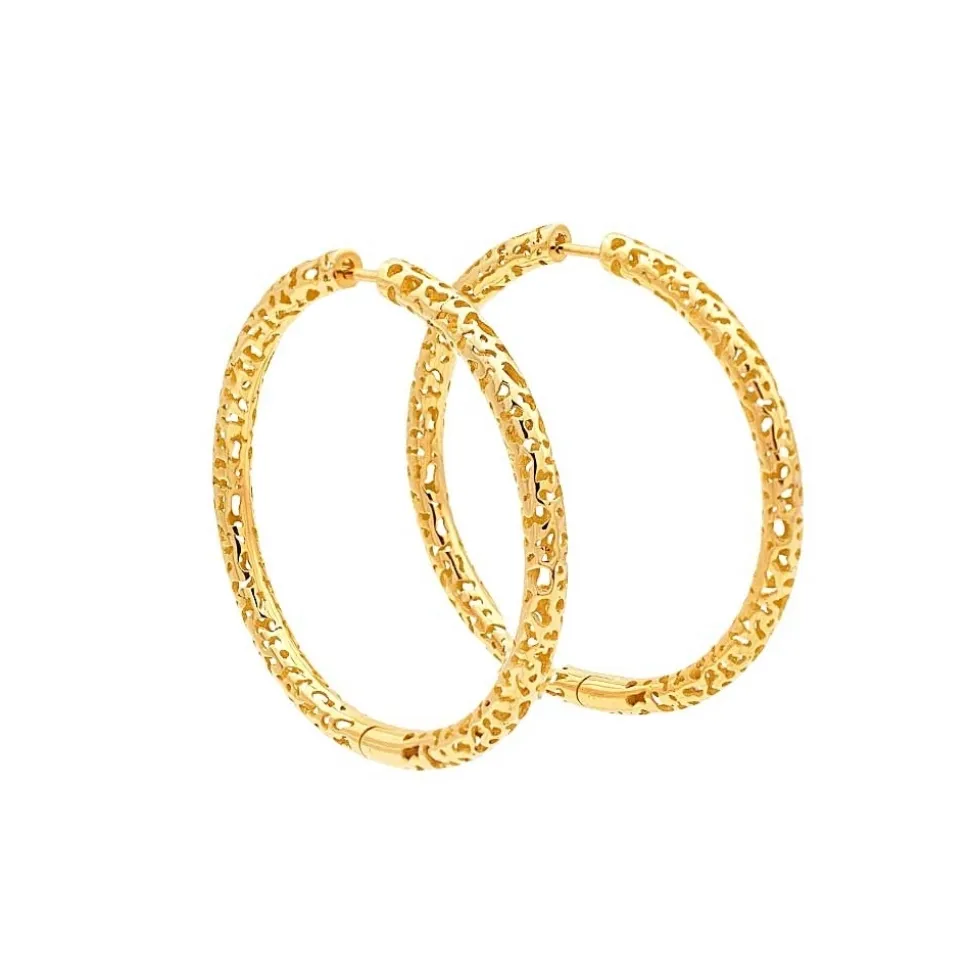 Pendientes criollas caladas