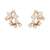 Pendientes de oro amarillo y diamantes