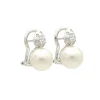 Pendientes de perlas australianas y diamantes - 1019