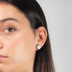 Pendientes de Perlas y diamantes