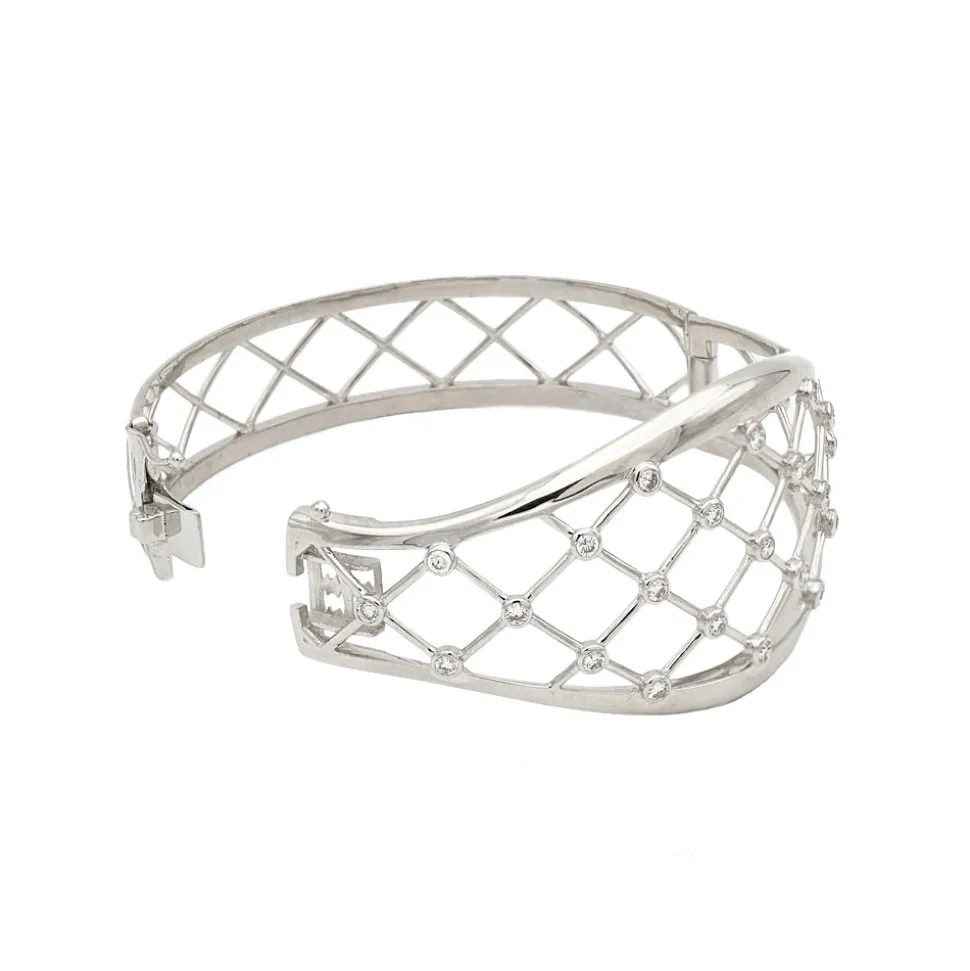 Pulsera de red con chatones