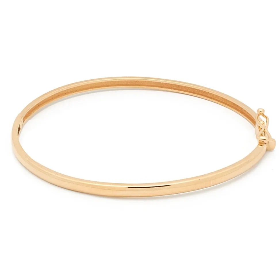Pulsera rígida de oro amarillo