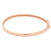 Pulsera rígida de oro rosa