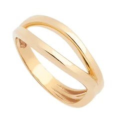 Sortija de oro de forma asimétrica - 1233