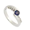 Sortija de Zafiro y Diamantes - 1199