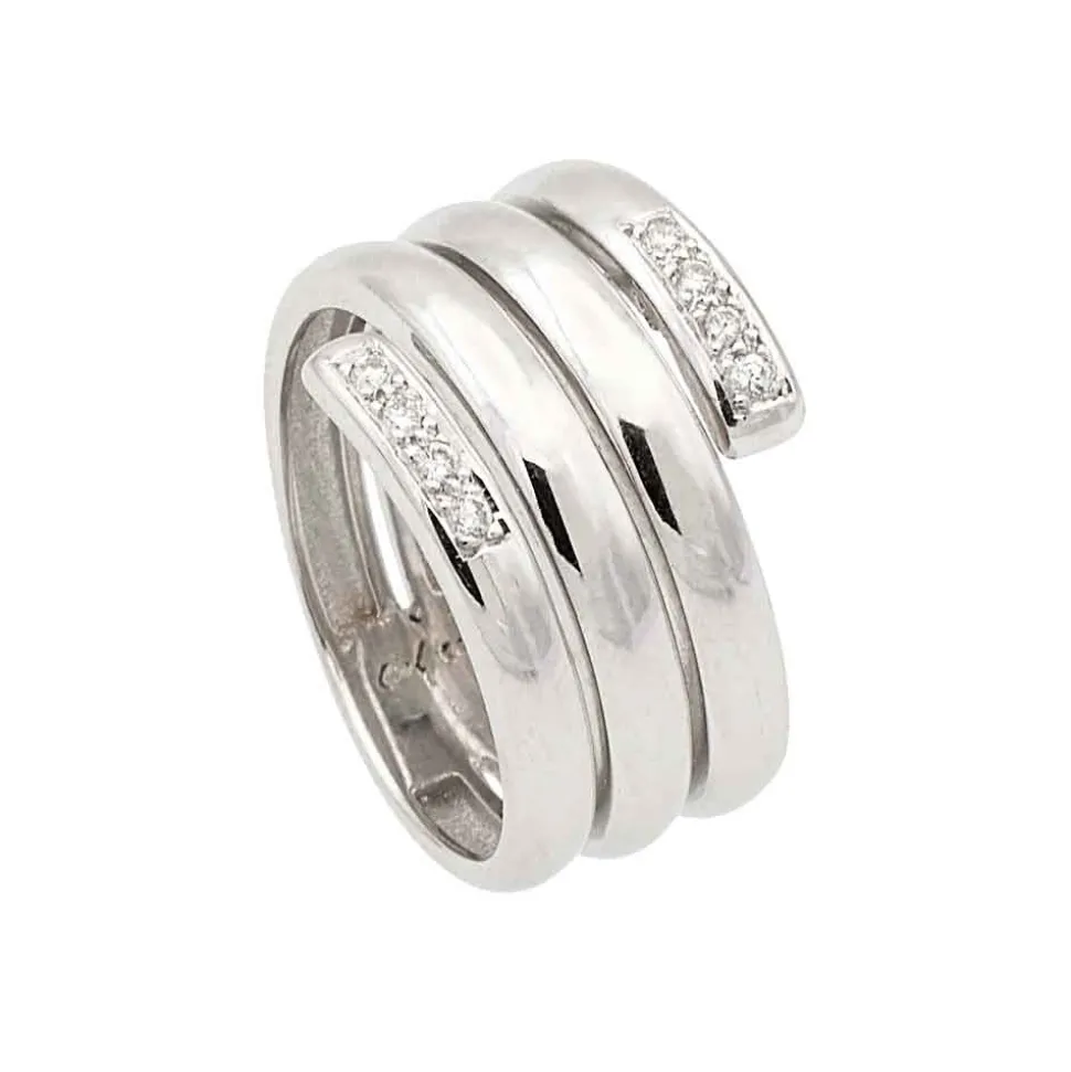 Sortija espiral con diamantes 0805